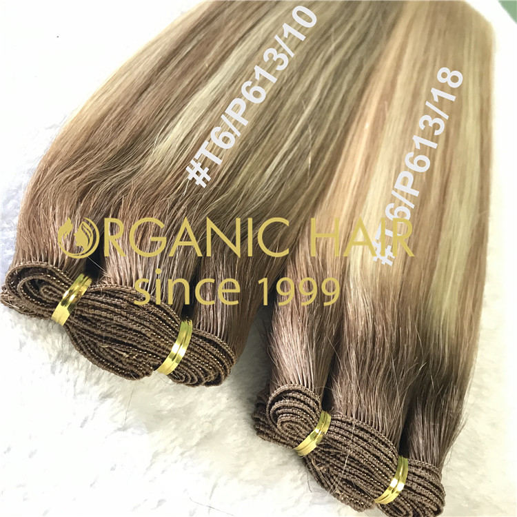  Hand tied hair extensions manufacturer H218